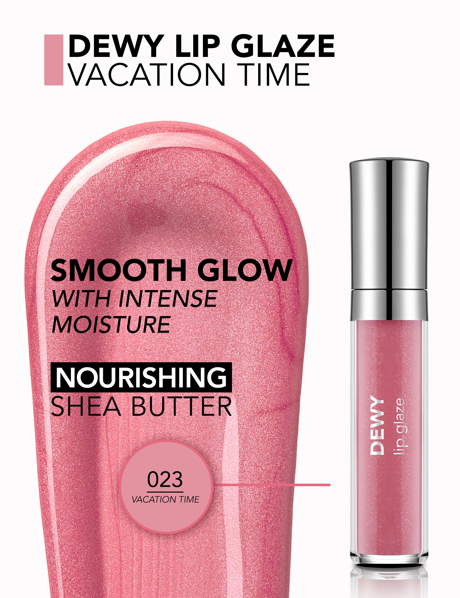 Flormar Dewy Lip Glaze 001 Wet Lips