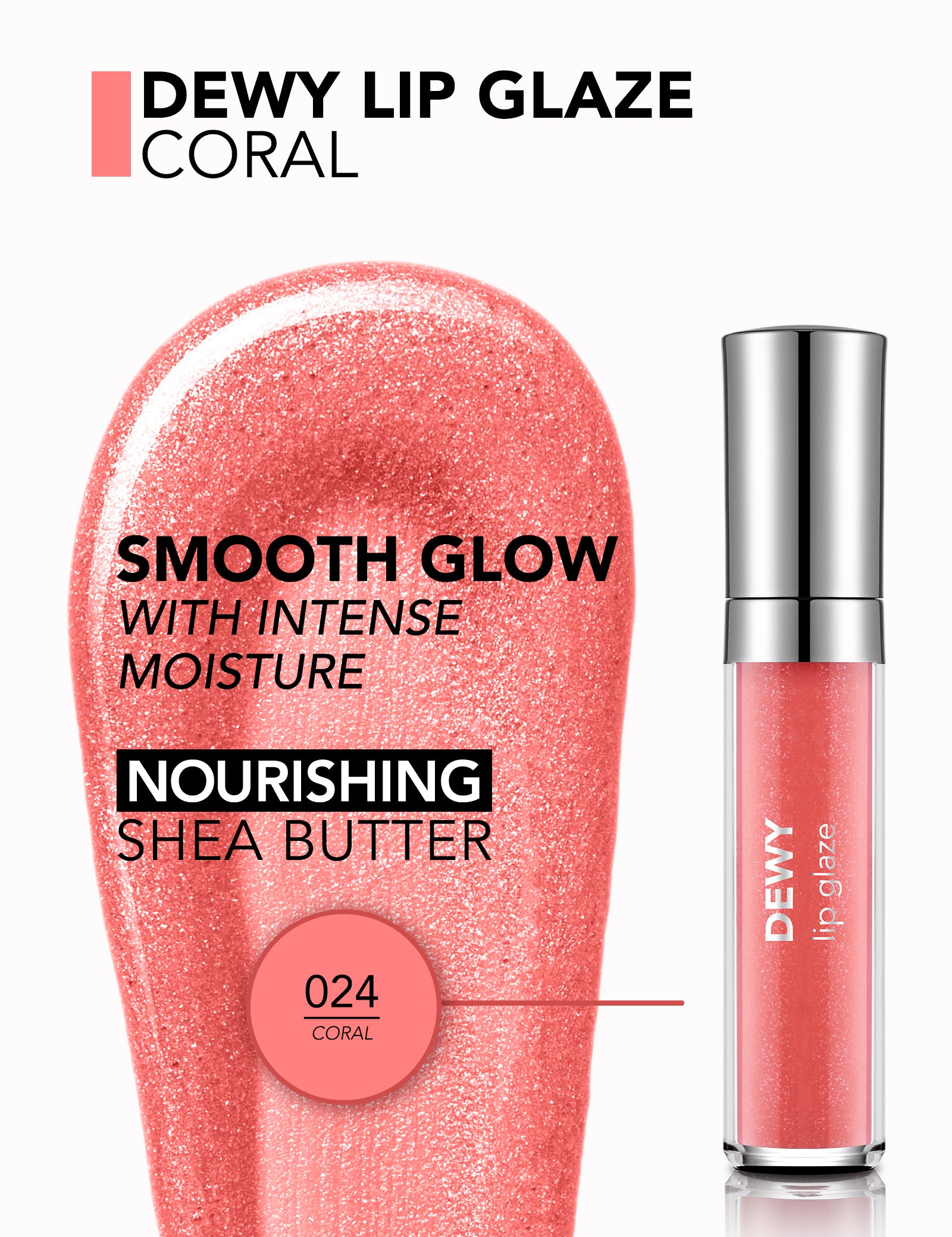 Flormar Dewy Lip Glaze 001 Wet Lips