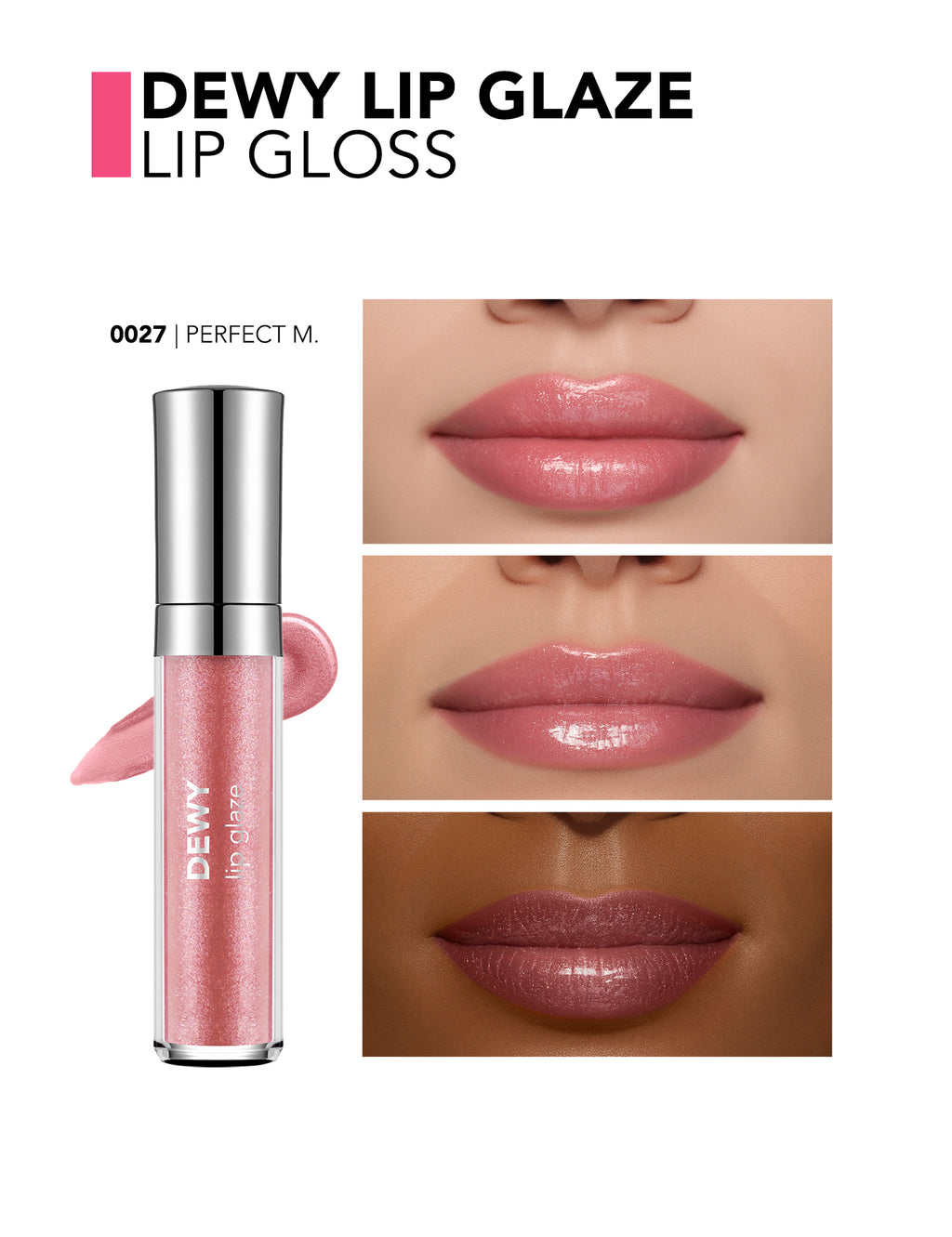 Flormar Dewy Lip Glaze - 027 Perfect Moments