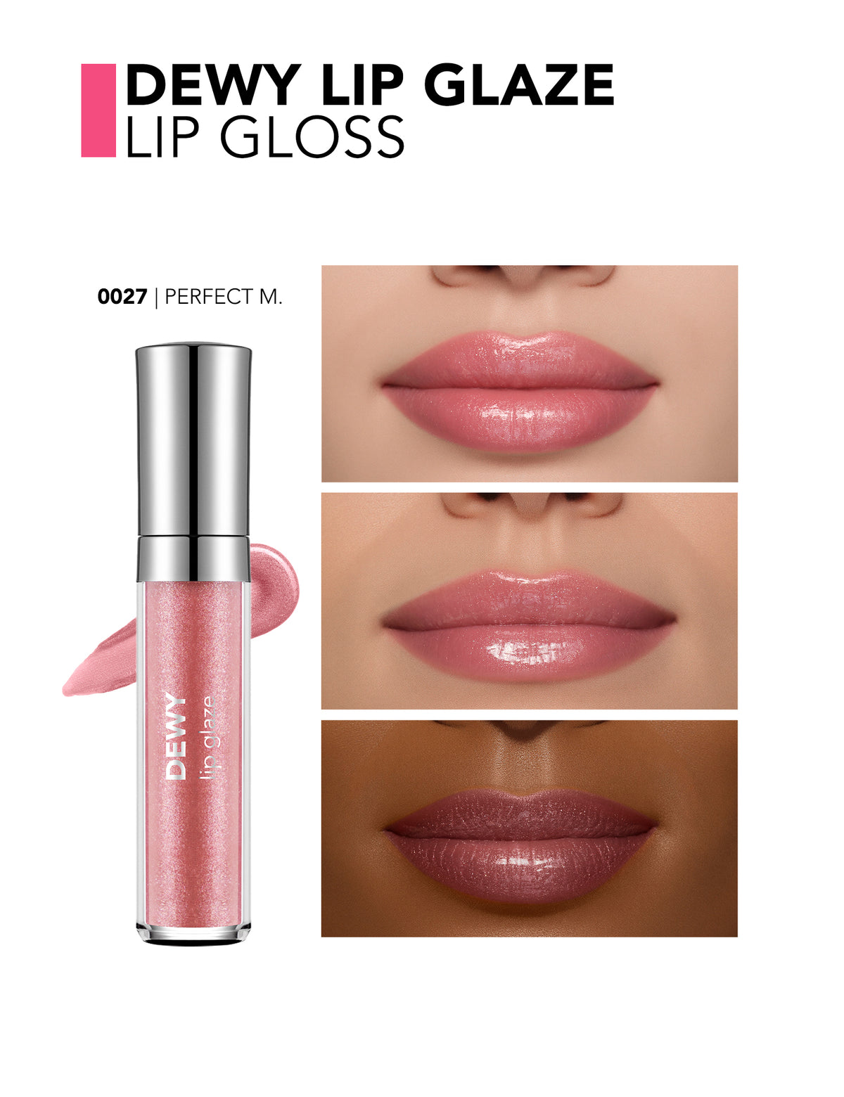 Flormar Dewy Lip Glaze - 027 Perfect Moments