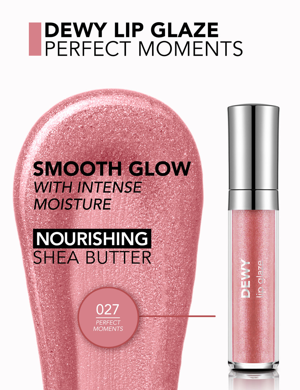 Flormar Dewy Lip Glaze 001 Wet Lips