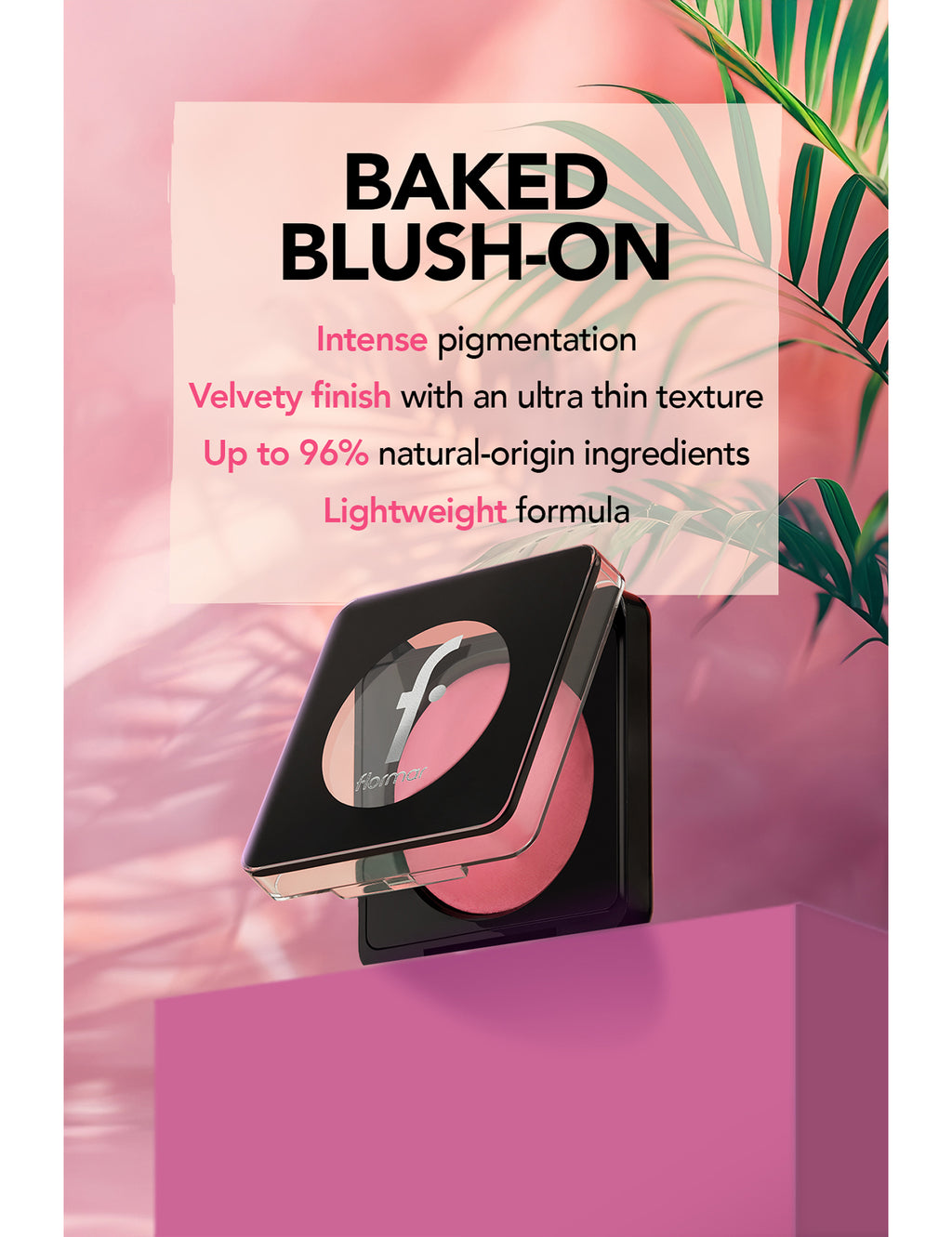 Flormar Baked Blush-On - 058 Hot Pink