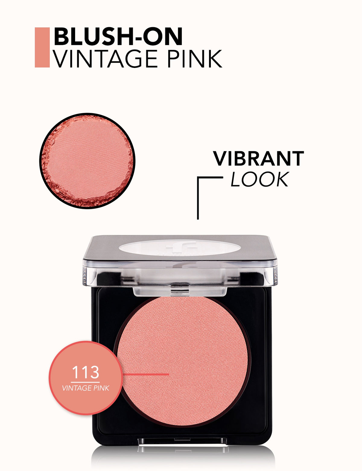 Flormar Blush-On - 113 Vintage Pink