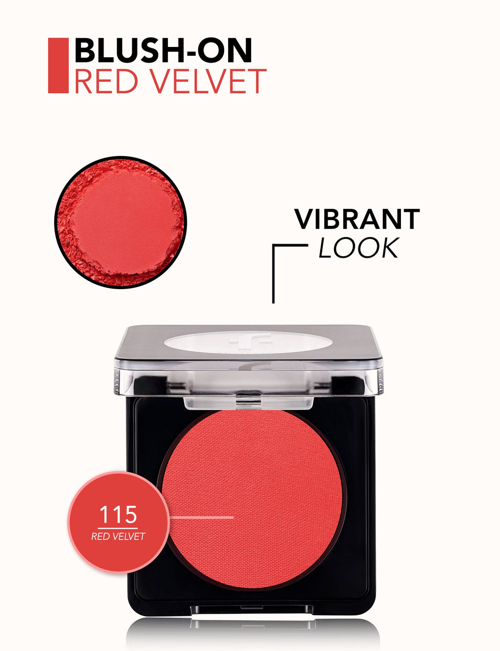 Flormar Blush-On - 115 Red Velvet