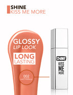 Flormar Shine Kiss Me More Liquid Lipstick - 002 Aprct Marmlde