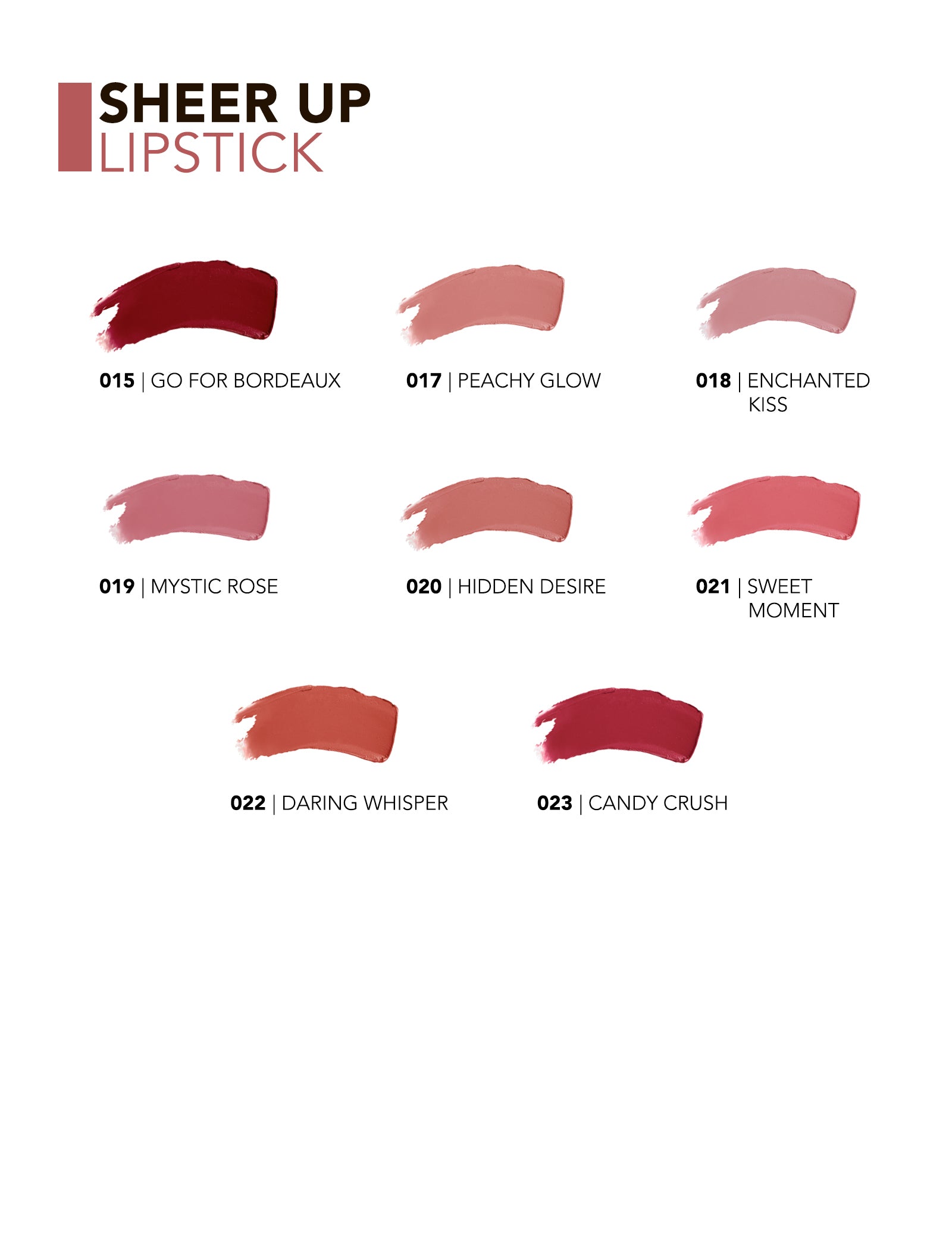 Flormar Sheer Up Lipstick