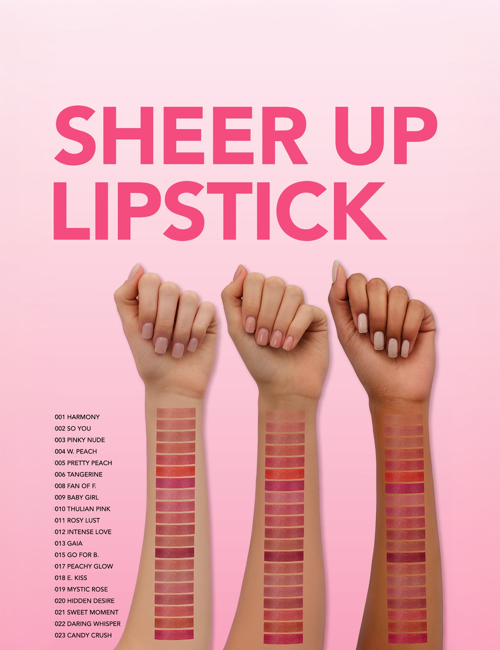 Flormar Sheer Up Lipstick