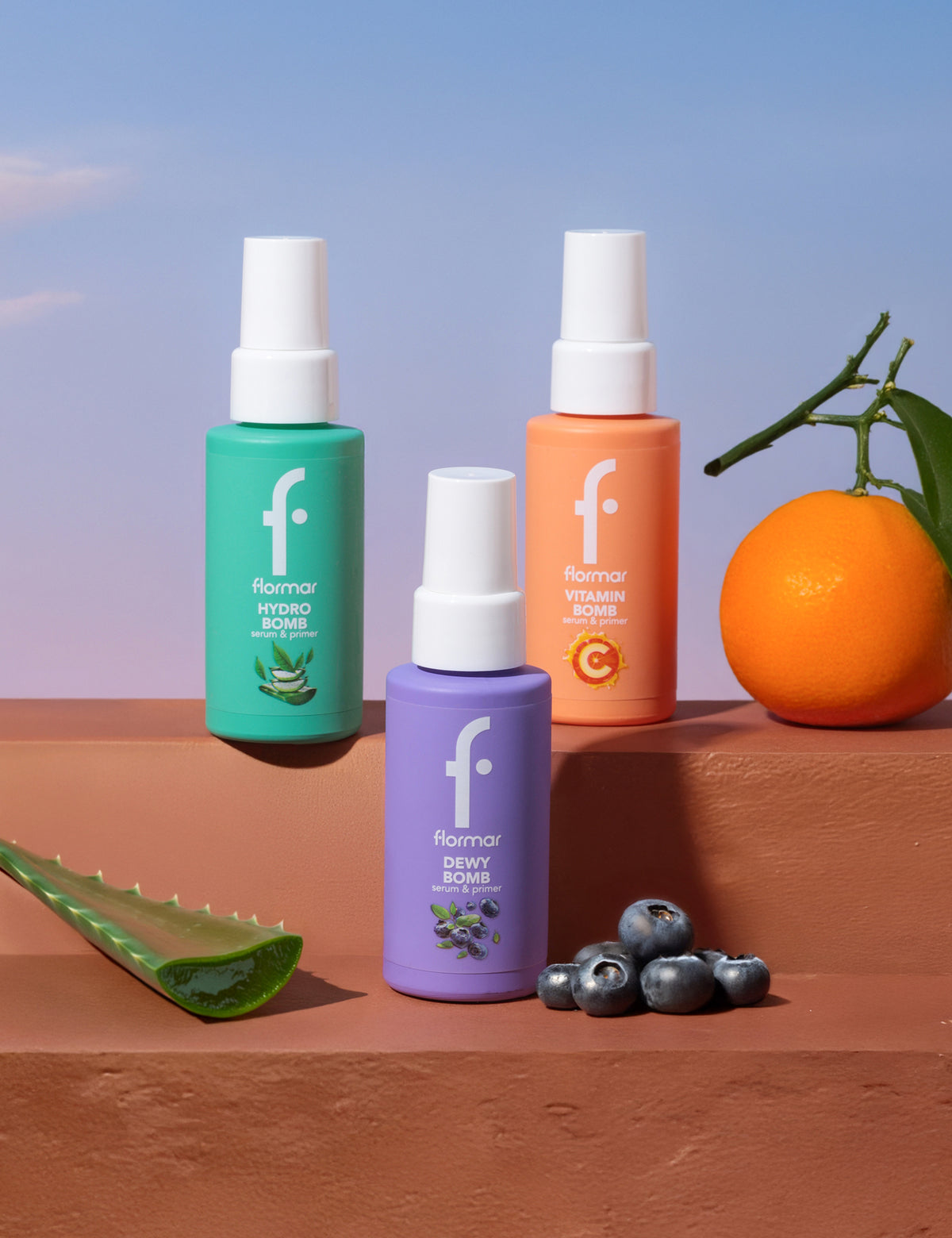 Flormar Vitamin Bomb Serum & Primer - 002 Ydro Bomb Serum&primer Prm
