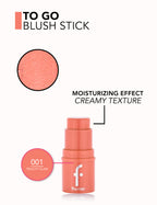 Flormar To Go Blusher Stick - 001 Peachy Glam