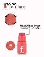 Flormar To Go Blusher Stick - 002 Coral Dream