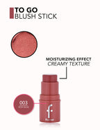 Flormar To Go Blusher Stick - 003 Rosy Bliss