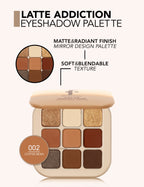 Flormar Latte Addiction Eyeshadow Palette 001 Frozen Latte