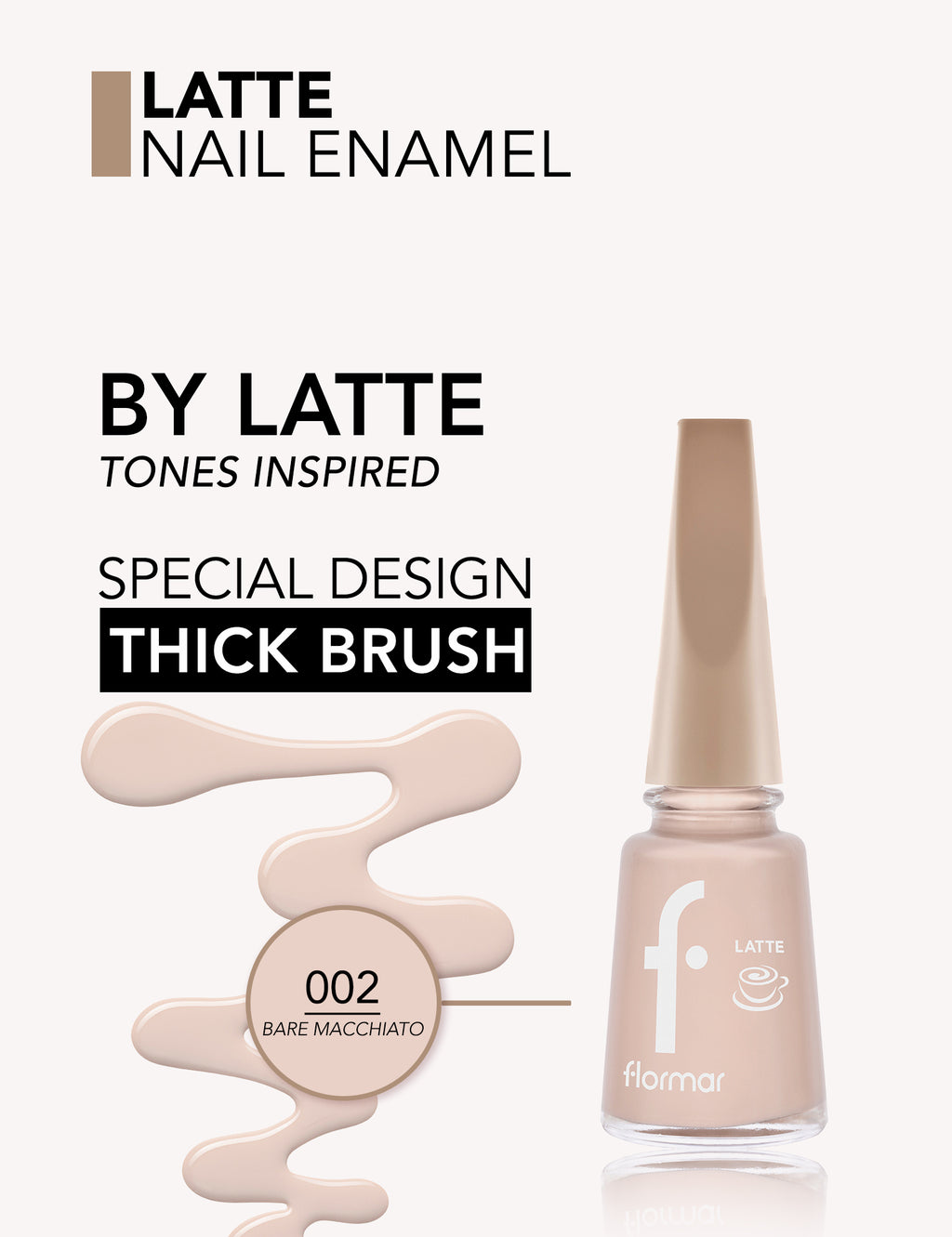 Flormar Lne -001 Vanilla Cream - Bare Macchiato