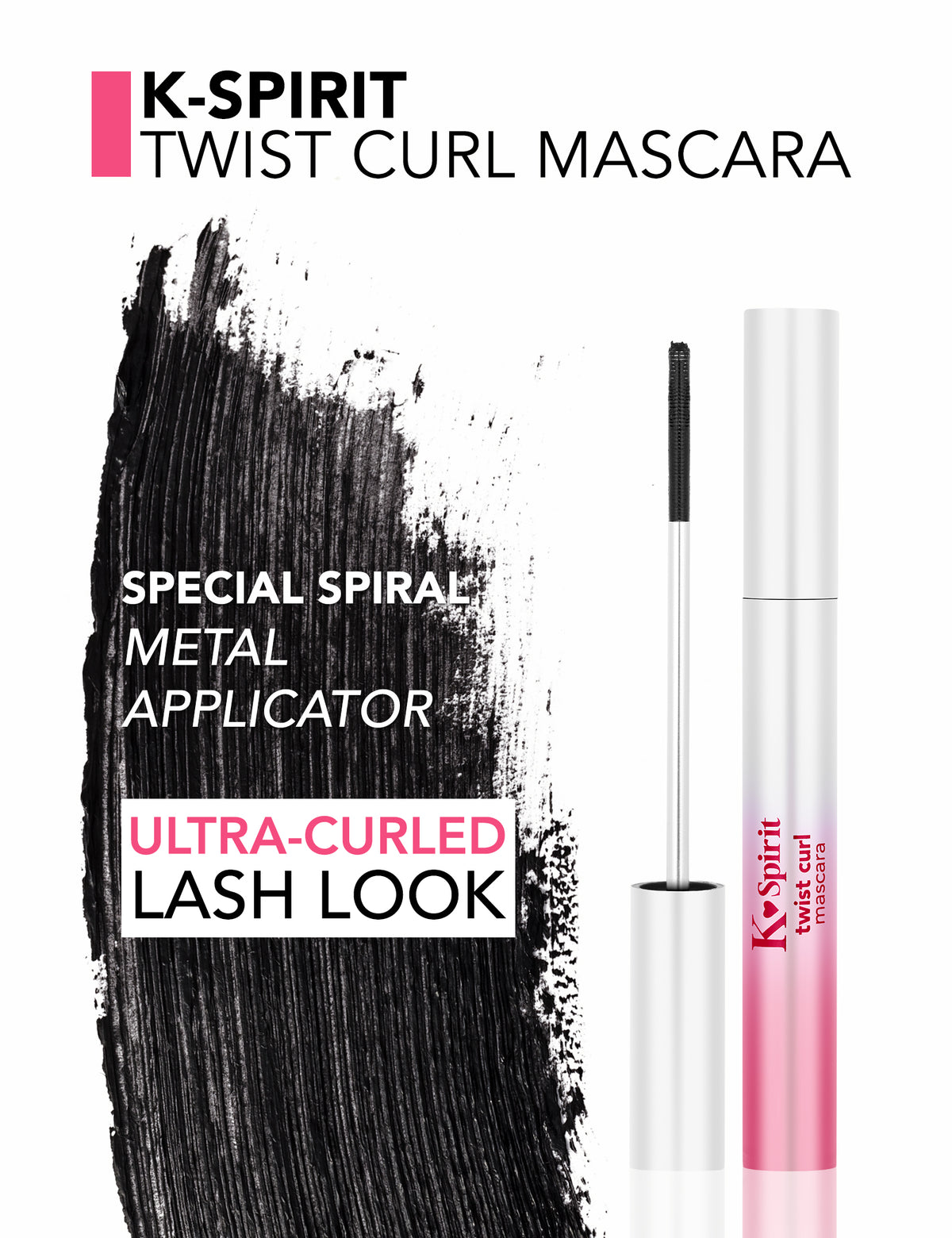 Flormar K-Spirit Twist Curl Mascara - 000 -spirit Twist Curl Mascara