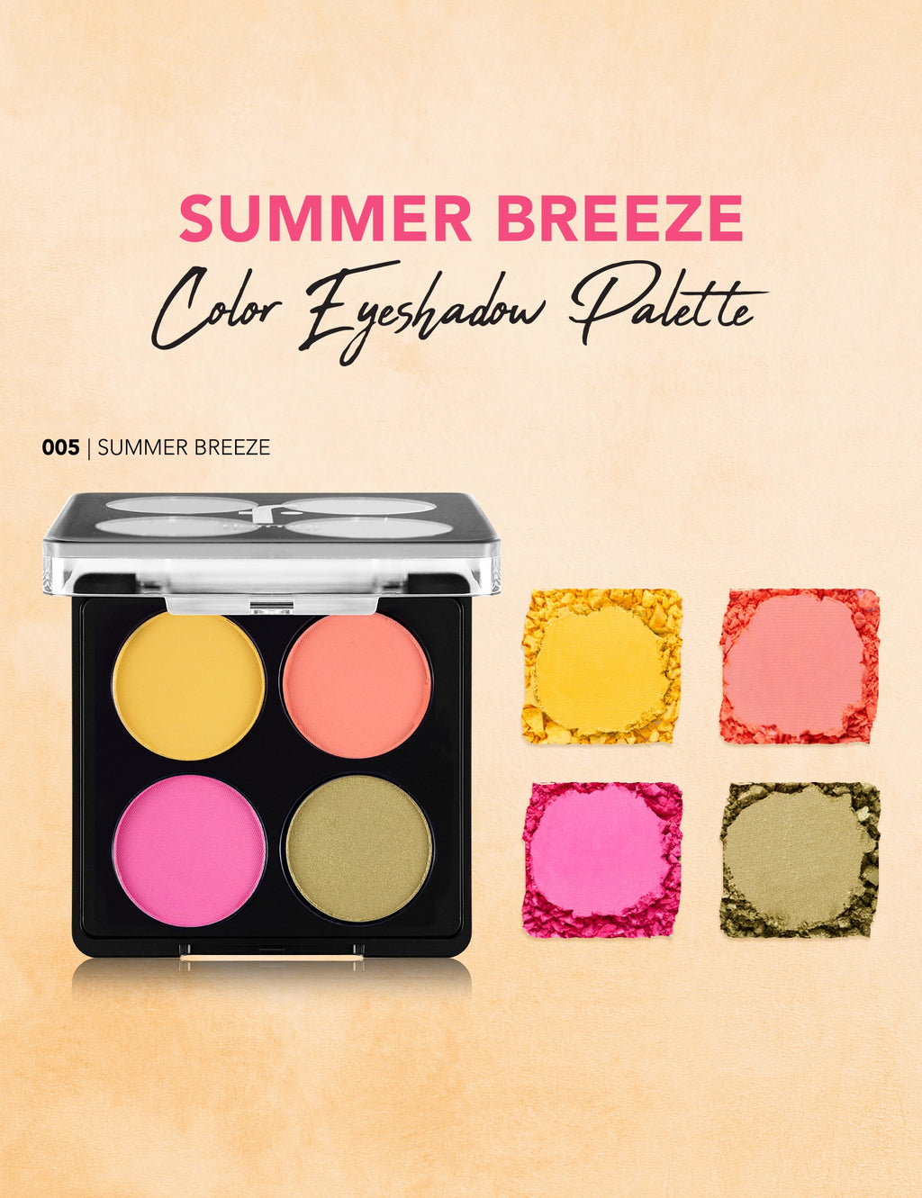 Flormar Color Eyeshadow Palette - SUMMER BREEZE