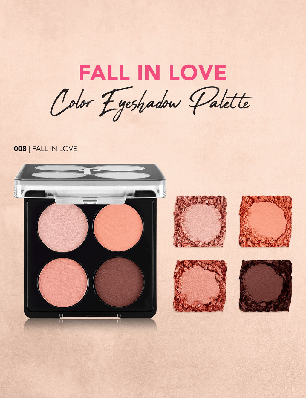 Flormar Color Eyeshadow Palette - FALL IN LOVE