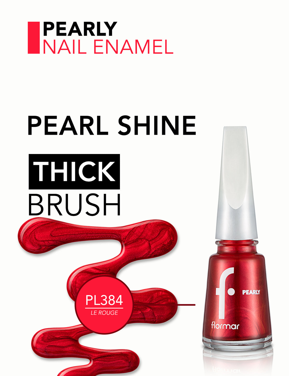 PEARLY PNE R2-068 VELVET BORDEAUX - Le Rouge