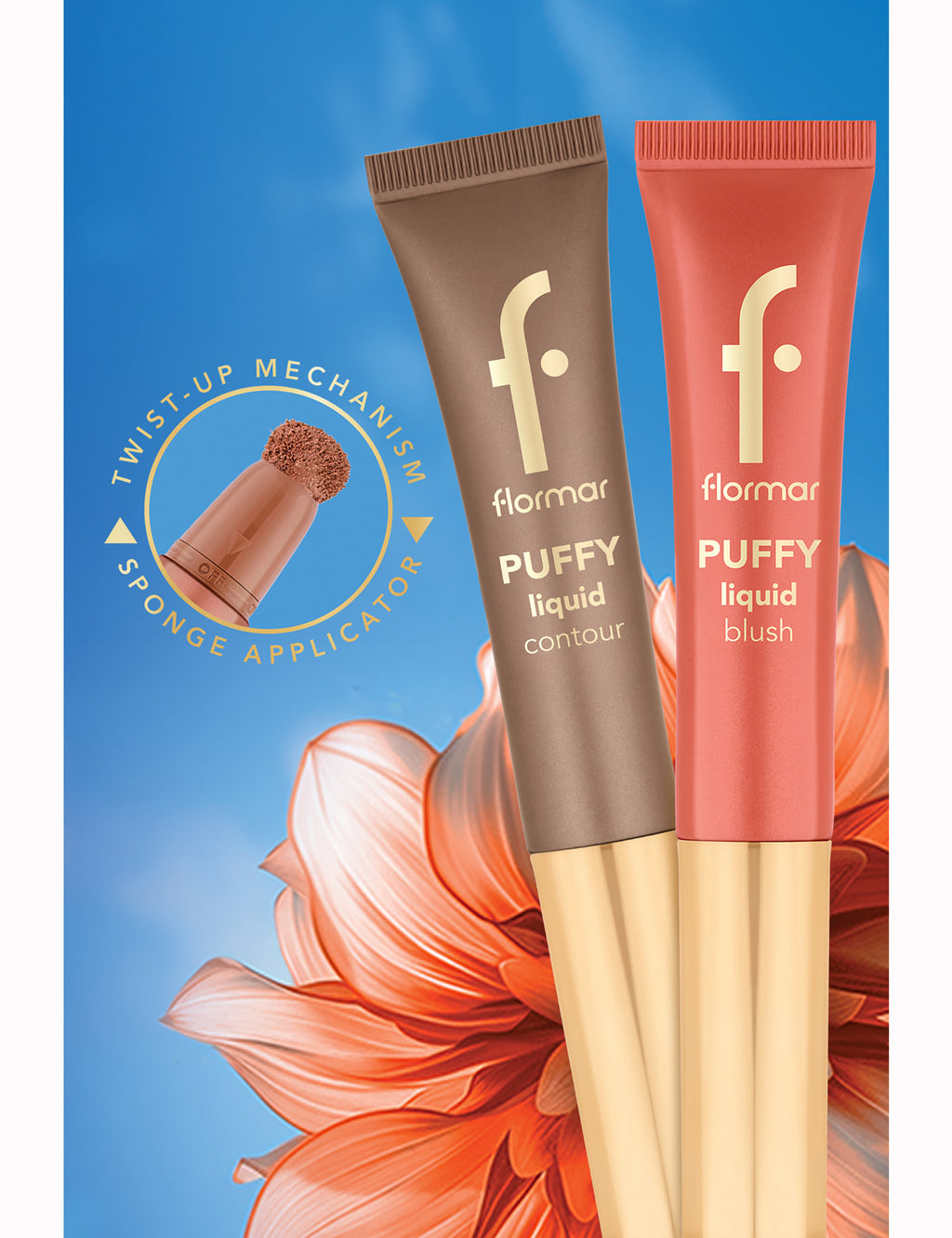 Flormar Puffy Liquid Blush - Passion