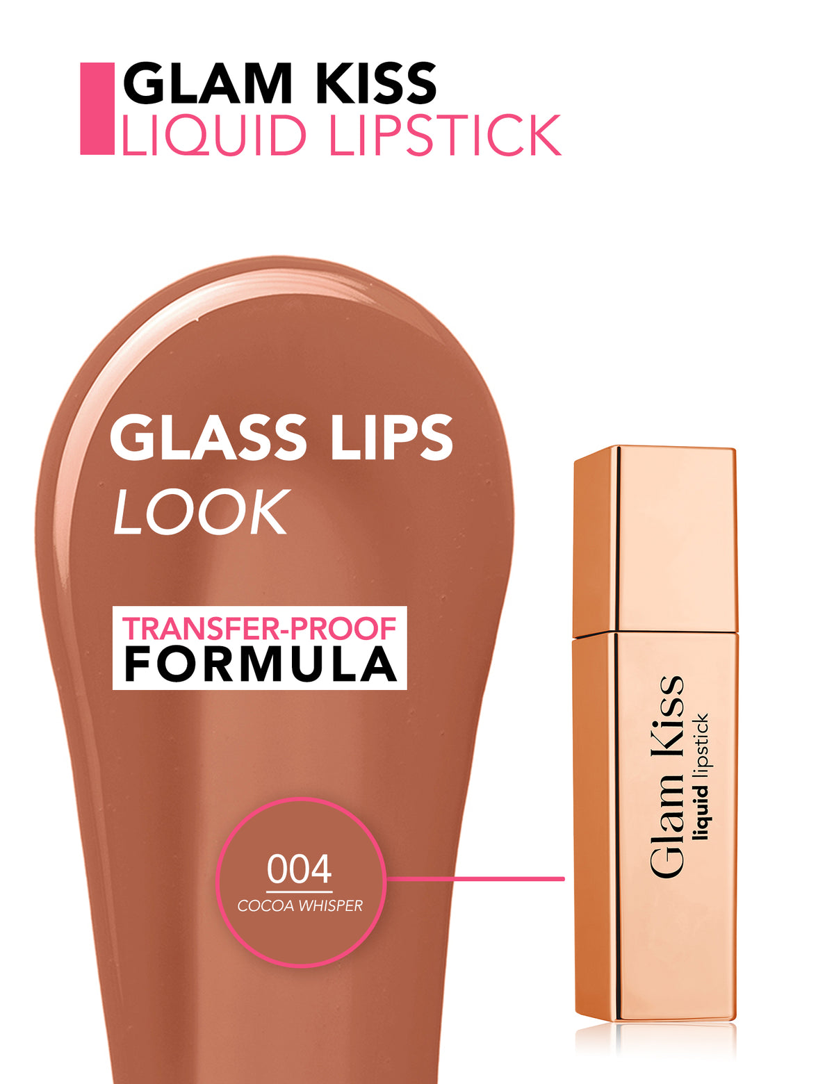 Flormar Glam Kiss Liquid Lipstick - Cocoa Whisper