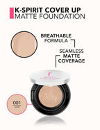 Flormar K-Spirit Cover Up Matte Cushion Foundation - 1 Ivory