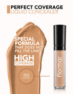 Flormar Perfect Coverage Liquid Concealer - 003 Light Beige