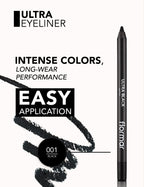 Flormar Ultra Eyeliner Black - 001 Black