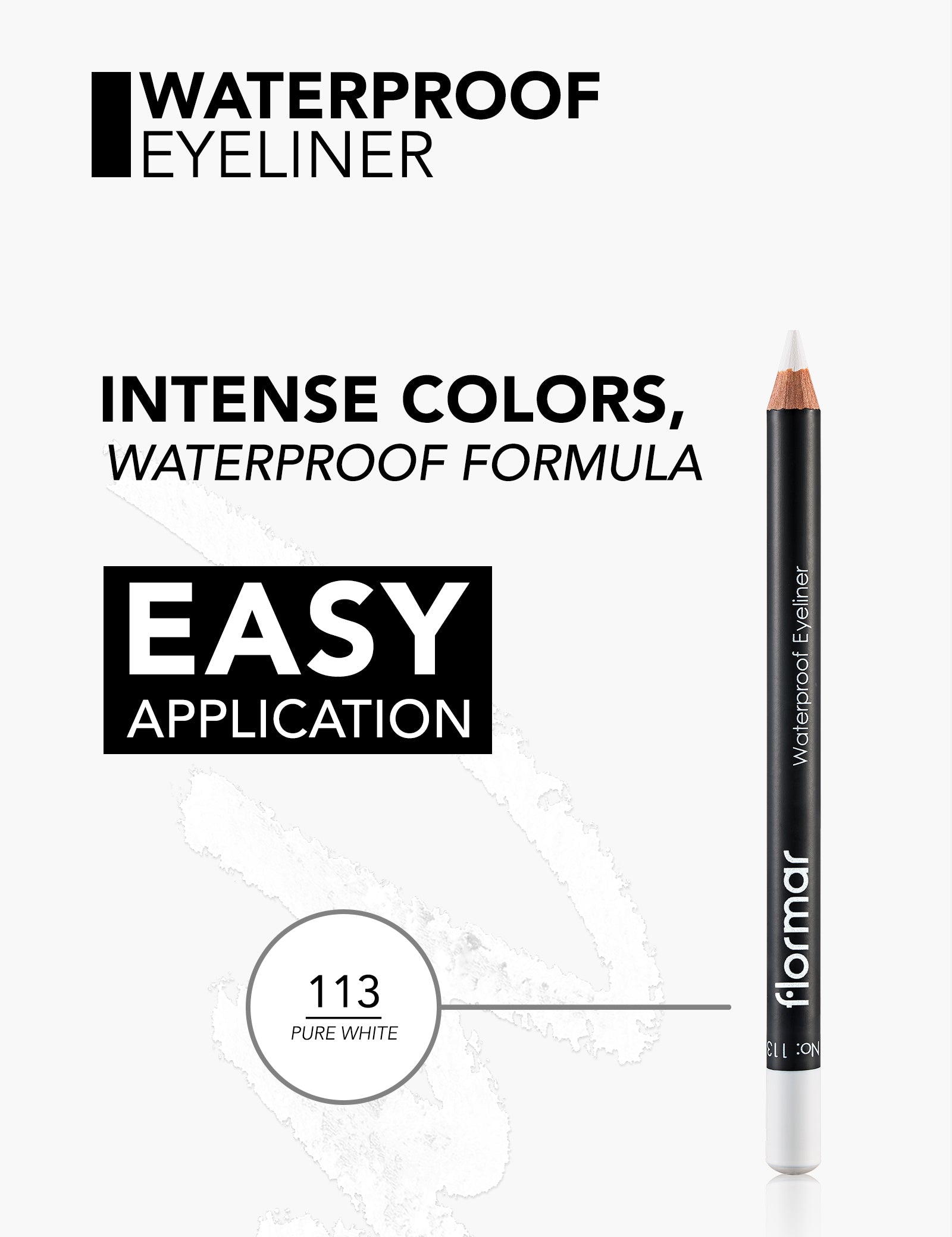Flormar Waterproof Eyeliner