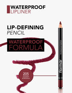 Flormar Waterproof Lipliner - 205 Elgnt Bordx