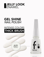 Flormar Jelly Look Nail Enamel - L01 Pure Milk