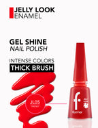 Flormar Jelly Look Nail Enamel - L04 Scarlet