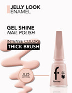 Flormar Jelly Look Nail Enamel - L25 Soft Cloud