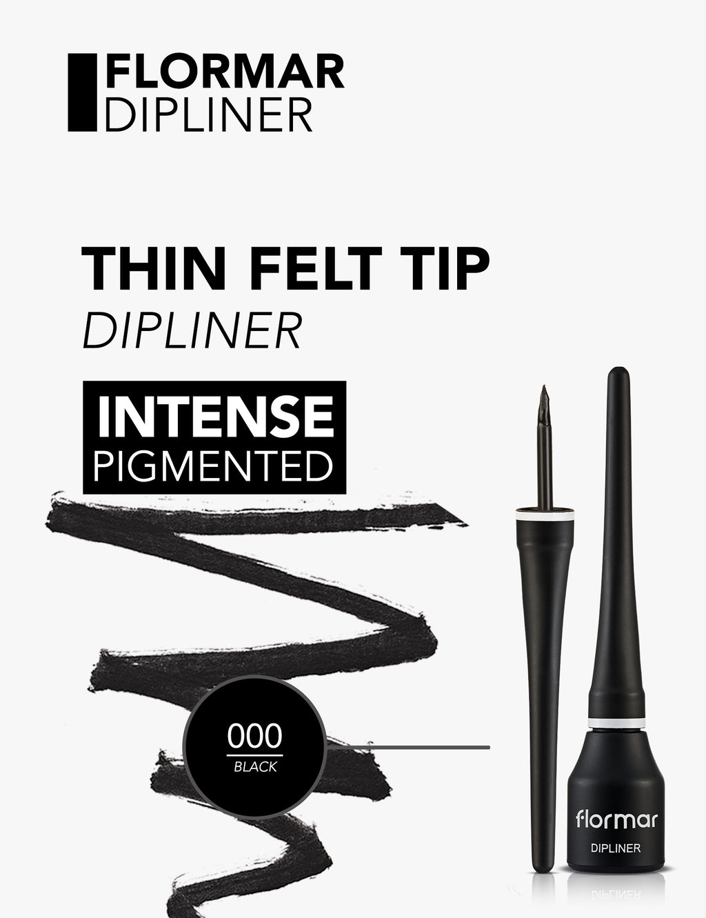 Flormar Dipliner Black - 000 Ipliner Dln-black