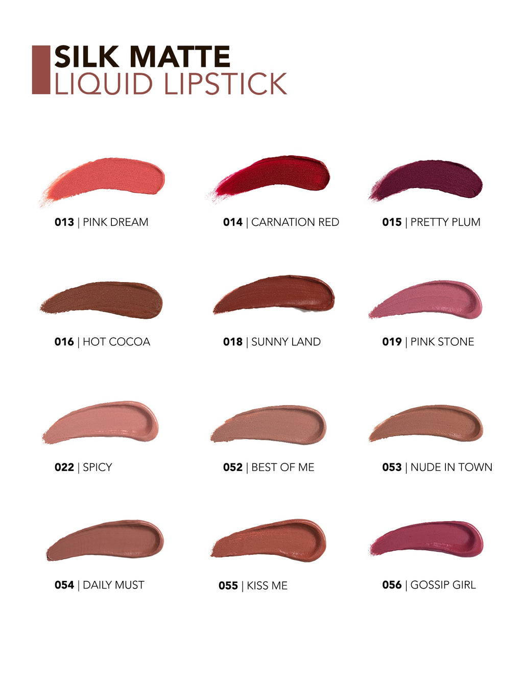 Flormar Silk Matte Liquid Lipstick - 001 Undressed