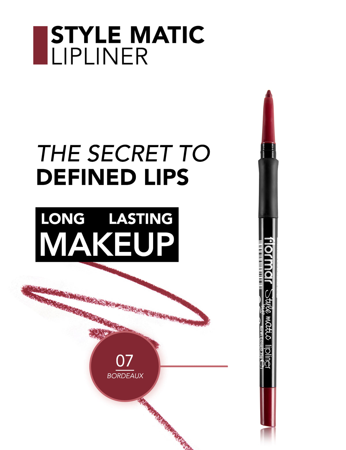 Flormar Style Matic Lipliner - L07 Bordeaux Sl