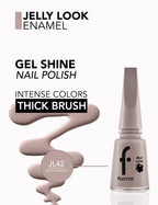 Flormar Jelly Look Nail Enamel - L42 Milky Almond
