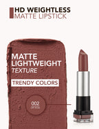Flormar Hd Weightless Matte Lipstick - 002 Dry Rose