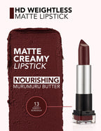 Flormar Hd Weightless Matte Lipstick - 013 Perfect Bordeaux