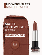 Flormar Hd Weightless Matte Lipstick - 015 Mocha