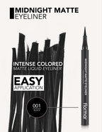 Flormar Midnight Matte Eyeliner - 001 Black