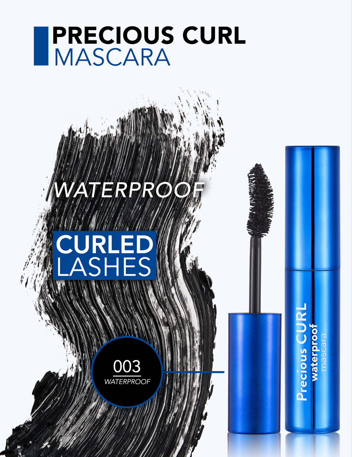 Flormar Precious Curl Waterproof Mascara - 003 Waterproof
