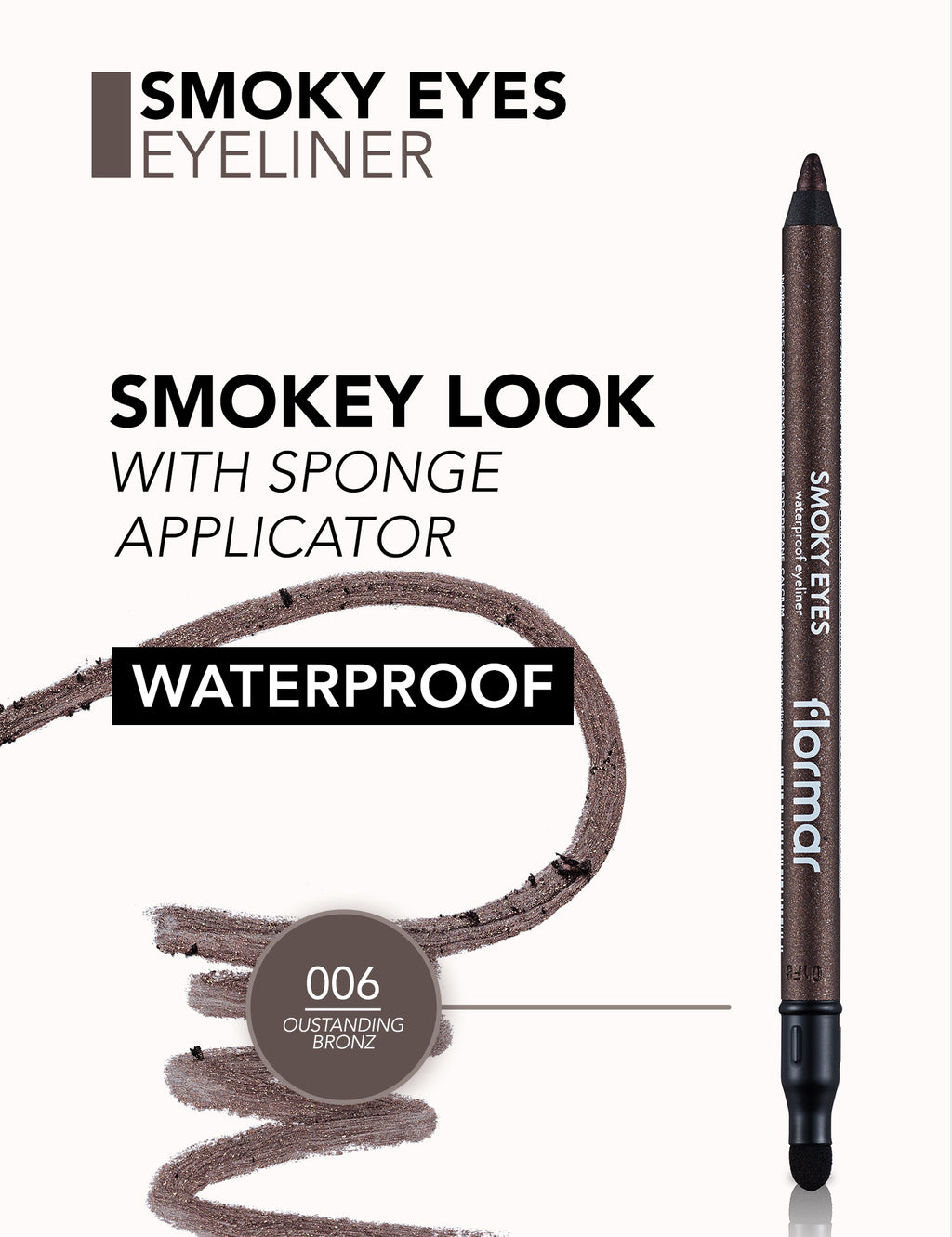 Flormar Smoky Eyes Waterproof Eyeliner