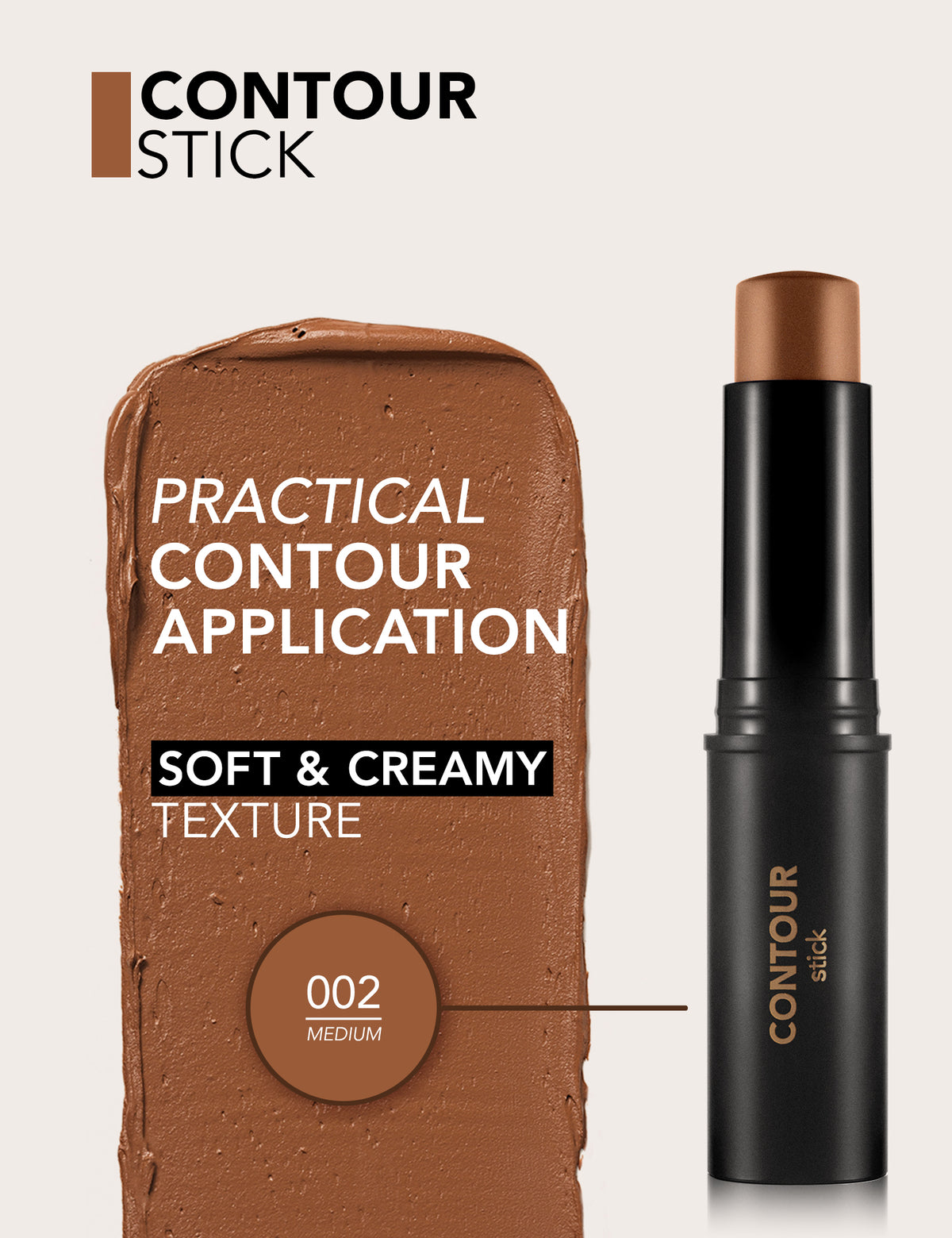 Flormar Contour Stick - 002 Medium