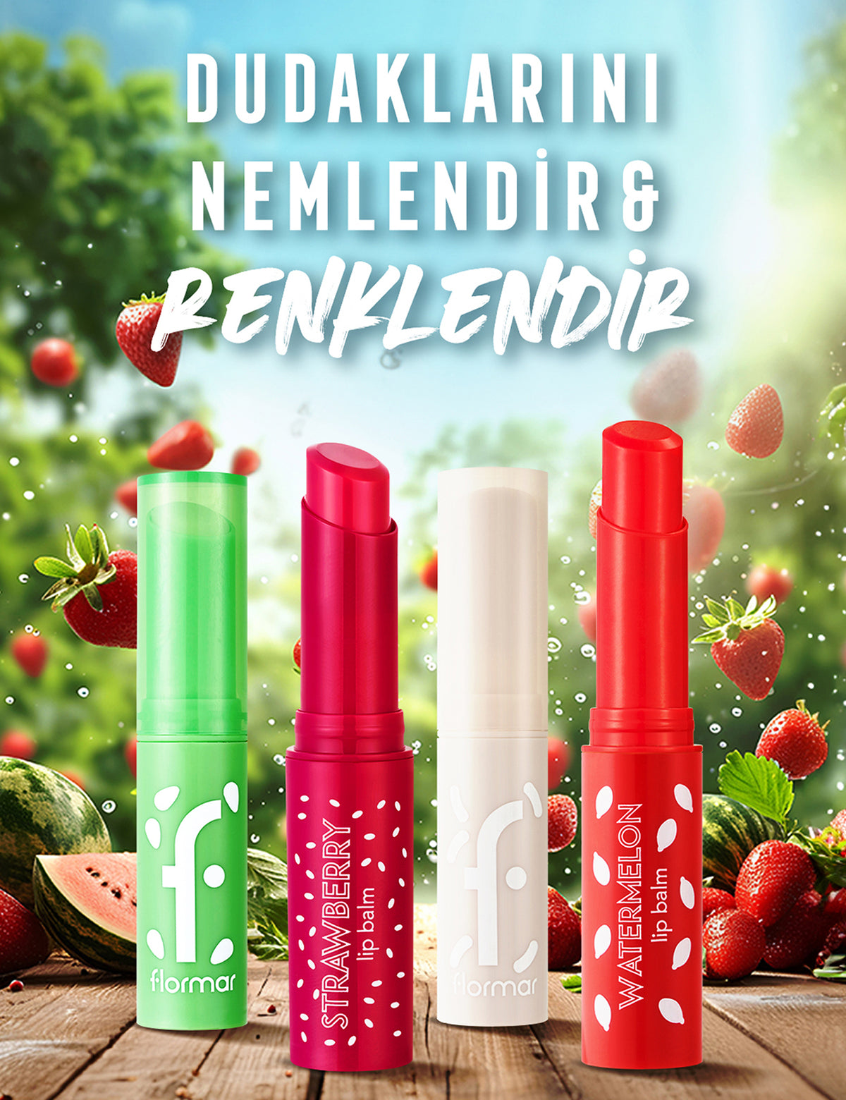 Flormar Lip Balm Apple - 004 Coconut