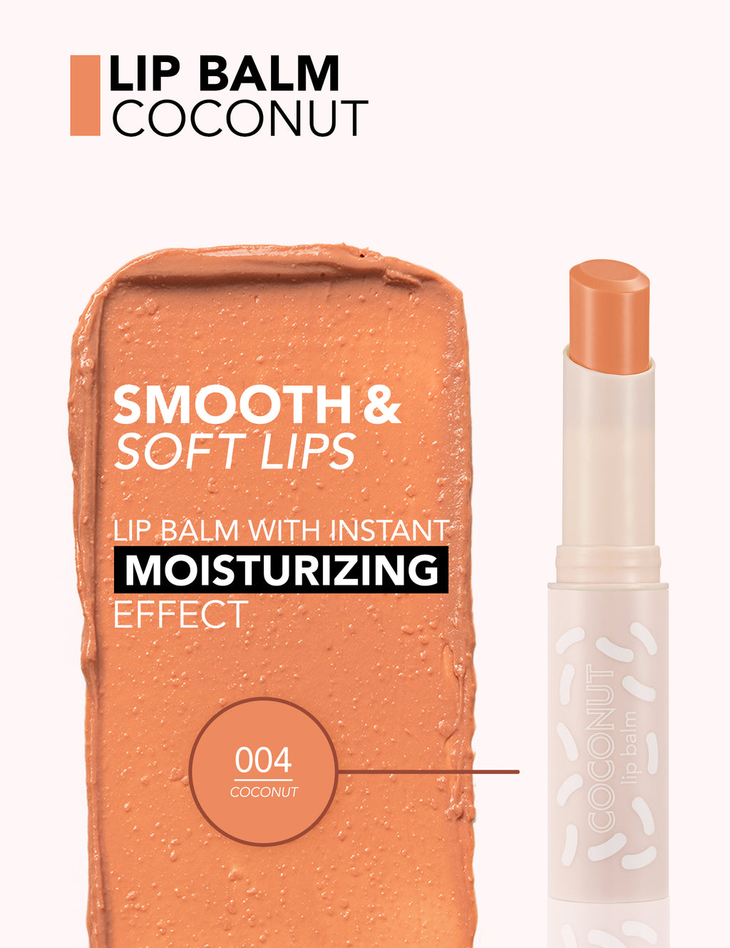 Flormar Lip Balm Apple - 004 Coconut