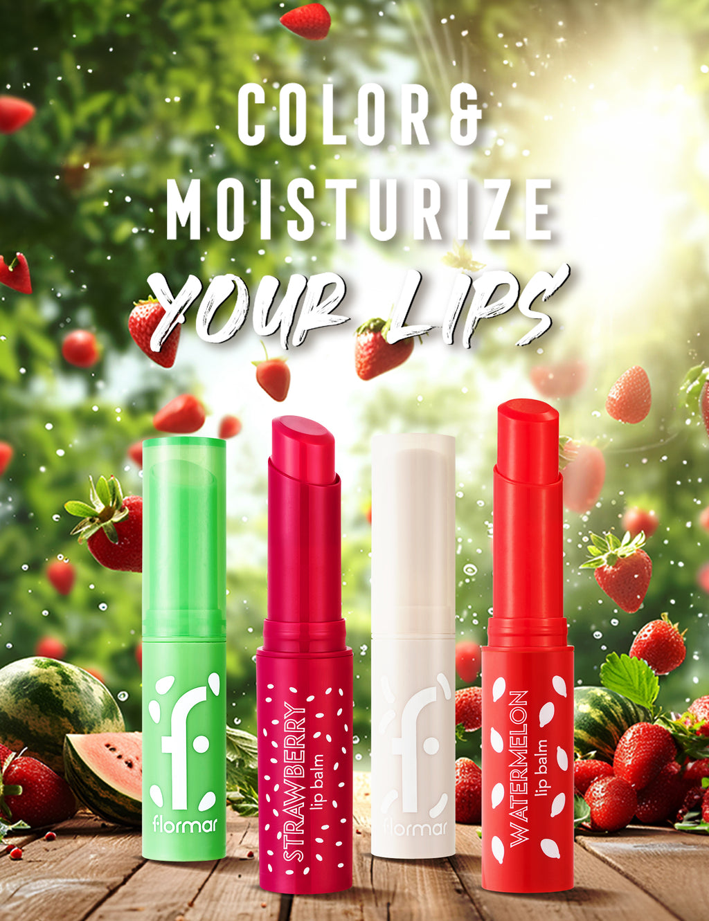 Flormar Lip Balm Apple - 005 Watermelon