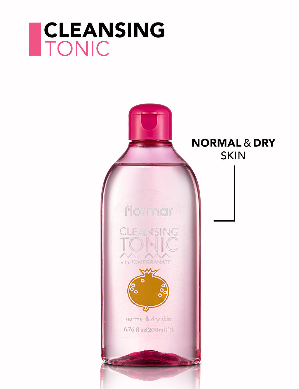 Flormar Cleansing Tonic Combination & Oily Skin - Normal&Dry