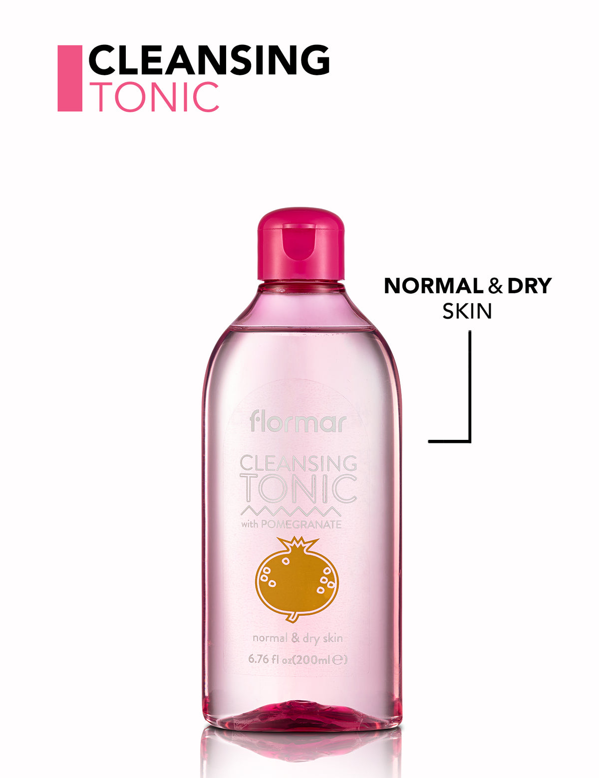 Flormar Cleansing Tonic Combination & Oily Skin - Normal&Dry