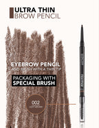 Flormar Ultra Thin Brow Pencil - 002 Lght Brown