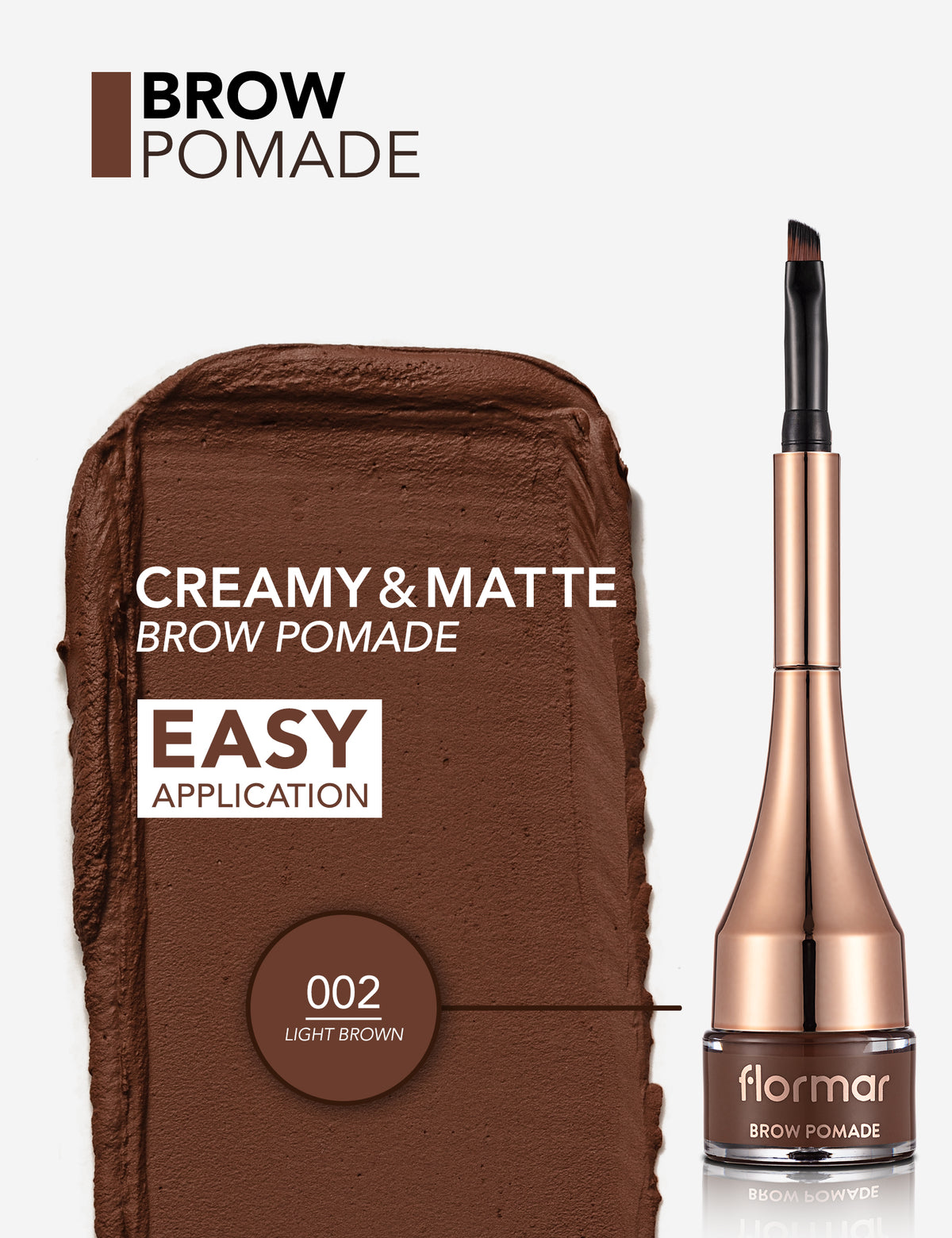 Flormar Brow Pomade - 002 Light Brown