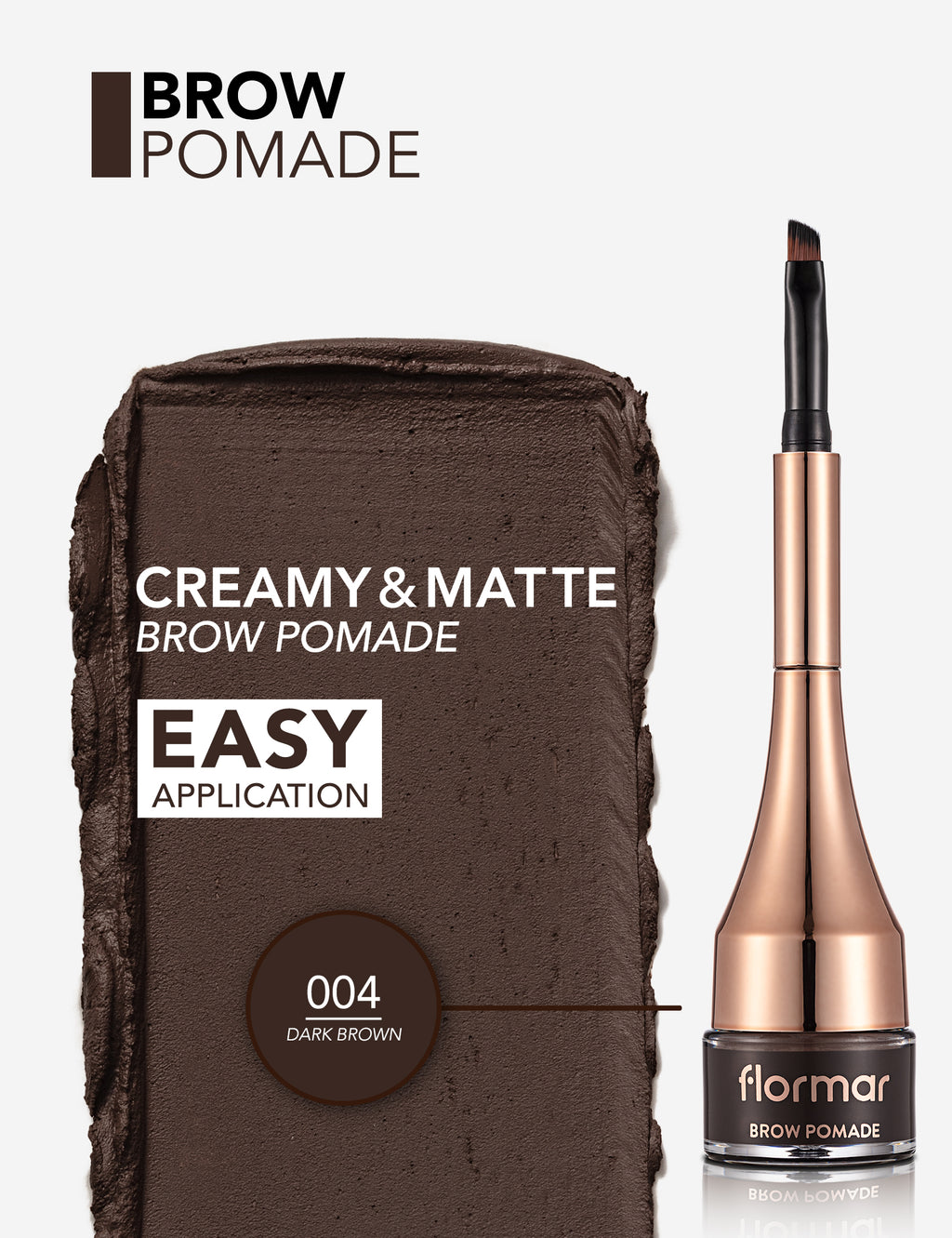 Flormar Brow Pomade - 004 Dark Brown